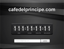 Tablet Screenshot of cafedelprincipe.com